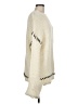Topshop 100% Acrylic Ivory Poncho Size M - photo 4