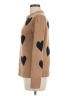 Caslon Hearts Tan Pullover Sweater Size M - photo 5
