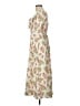 Cider 100% Polyester Floral Ivory Casual Dress Size L - photo 5