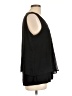 Calvin Klein 100% Polyester Black Sleeveless Blouse Size L - photo 4