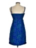 Maple 100% Polyester Paisley Blue Cocktail Dress Size 0 - photo 2