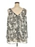 Lane Bryant 100% Polyester Ivory Sleeveless Blouse Size 22 - photo 2