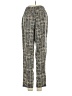 OAK + FORT 100% Polyester Print Gray Casual Pants Size XS - photo 2