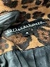 Sofia Cashmere Animal Print Brown Wool Coat Size 4 - photo 6