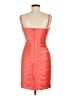 BCBGMAXAZRIA 100% Polyester Solid Pink Orange Cocktail Dress Size 8 - photo 2