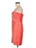 BCBGMAXAZRIA 100% Polyester Solid Pink Orange Cocktail Dress Size 8 - photo 5