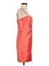 BCBGMAXAZRIA 100% Polyester Solid Pink Orange Cocktail Dress Size 8 - photo 4
