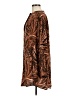 Nicole Miller 100% Viscose Paisley Brown Long Sleeve Blouse Size 8 - photo 5