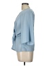 Venus 100% Polyester Blue 3/4 Sleeve Blouse Size 10 - photo 5