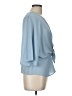Venus 100% Polyester Blue 3/4 Sleeve Blouse Size 10 - photo 4