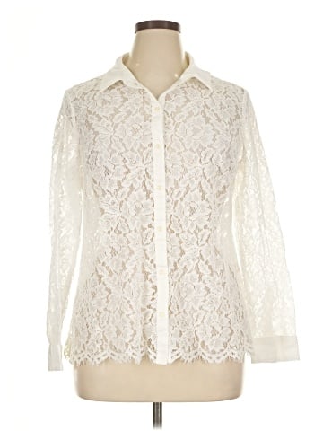 Charter Club Long Sleeve Blouse (view 1)