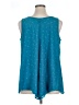 Worthington 100% Polyester Teal Tank Top Size 1X - photo 2