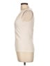 August Silk Ivory Sleeveless Top Size L - photo 5