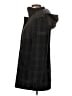 Zara Basic Black Coat Size L - photo 5