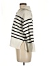Babaton 100% Wool Stripes Ivory Wool Pullover Sweater Size M - photo 5