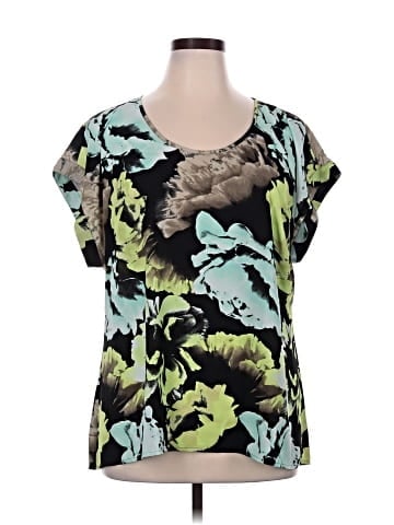 Lane Bryant Outlet Short Sleeve Blouse (view 1)
