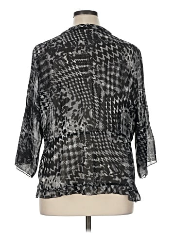 Notations 3/4 Sleeve Blouse (view 2)