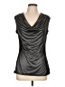Studio Y Silver Sleeveless Top Size L - photo 1