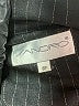 Sandro Sportswear 100% Polyester Stripes Black Coat Size 8 (petite) - photo 6
