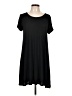 Mossimo Supply Co. Solid Black Casual Dress Size L - photo 1