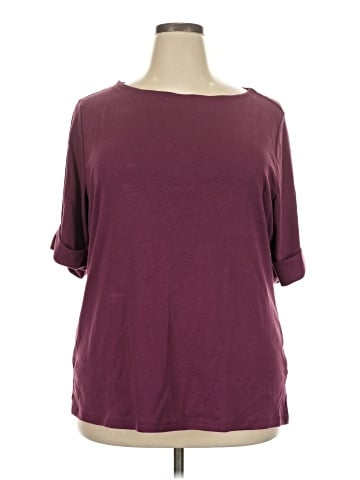 Style&Co 3/4 Sleeve T-Shirt (view 1)