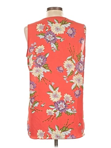 Rose + Olive Sleeveless Blouse (view 2)