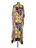 Johnny Was 100% Rayon Color Block Floral Paisley Multi Color Yellow Kimono Size S - photo 2