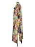 Johnny Was 100% Rayon Color Block Floral Paisley Multi Color Yellow Kimono Size S - photo 5