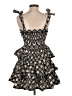 Hunter Bell 100% Cotton Paisley Black Cocktail Dress Size 4 - photo 2