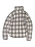 Assorted Brands 100% Polyester Checkered-gingham Gray Turtleneck Sweater Size 10 - photo 2