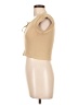 One Step Up Tan Sleeveless T-Shirt Size L - photo 5