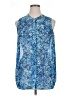Apt. 9 100% Polyester Blue Sleeveless Blouse Size 1X - photo 1