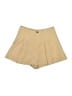Shein 100% Polyester Solid Tan Khaki Shorts Size 6 - photo 1