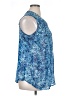 Apt. 9 100% Polyester Blue Sleeveless Blouse Size 1X - photo 4