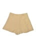 Shein 100% Polyester Solid Tan Khaki Shorts Size 6 - photo 2
