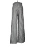 Audrey 3+1 Stripes Silver Casual Pants Size M - photo 2