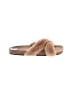 Mossimo 100% Faux Fur Tan Sandals Size 8 - photo 1
