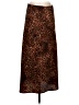 Bobeau 100% Polyester Animal Print Brown Casual Skirt Size S - photo 1