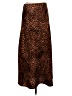 Bobeau 100% Polyester Animal Print Brown Casual Skirt Size S - photo 2