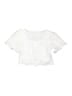 Zara White Short Sleeve Blouse Size 8 - photo 1