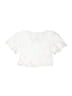 Zara White Short Sleeve Blouse Size 8 - photo 2