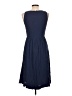 J.Crew 100% Rayon Solid Blue Casual Dress Size 12 - photo 2