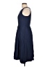 J.Crew 100% Rayon Solid Blue Casual Dress Size 12 - photo 5