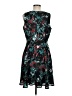 Elle 100% Polyester Floral Teal Cocktail Dress Size M - photo 2