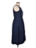 J.Crew 100% Rayon Solid Blue Casual Dress Size 12 - photo 4