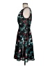 Elle 100% Polyester Floral Teal Cocktail Dress Size M - photo 5