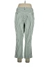 Lands' End Stripes Green Casual Pants Size 14 (petite) - photo 2