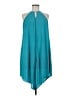 Mossimo 100% Polyester Solid Teal Casual Dress Size M - photo 1