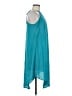 Mossimo 100% Polyester Solid Teal Casual Dress Size M - photo 4