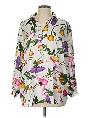 grand & greene 3/4 Sleeve Blouse (view 1)